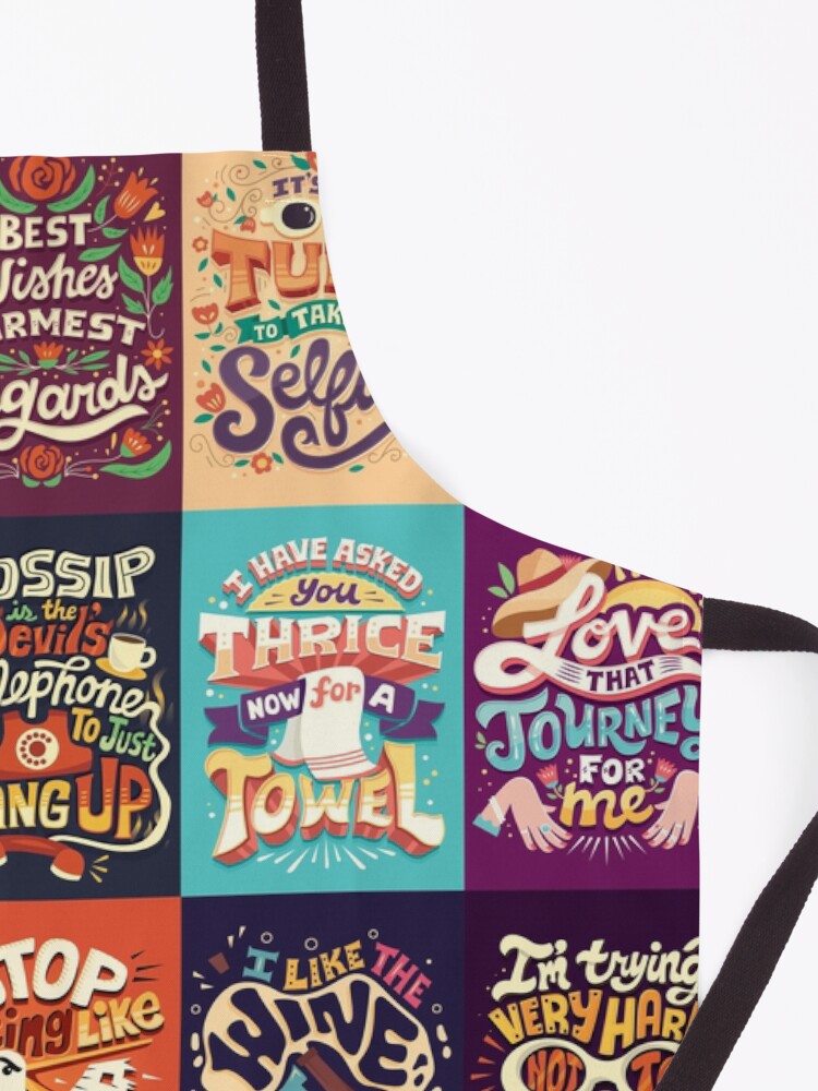 Alternate view of SC Collage Apron