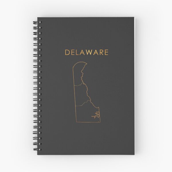 Item preview, Delaware Gold State Counties Map designed and sold by Alo.