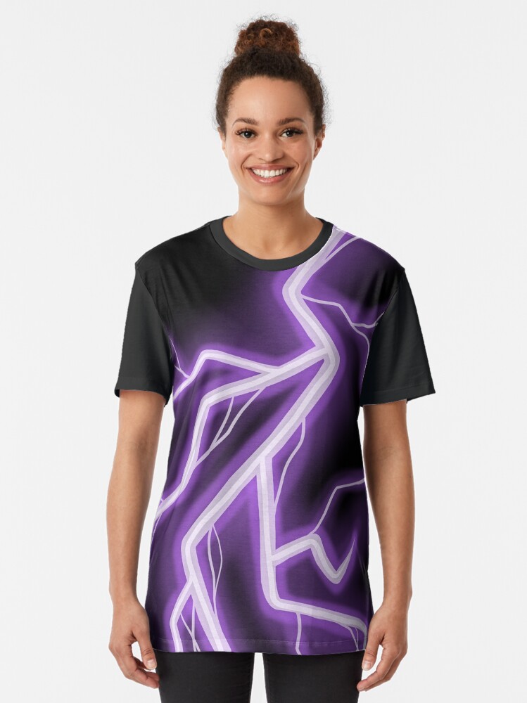 Purple graphic 2024 tee mens