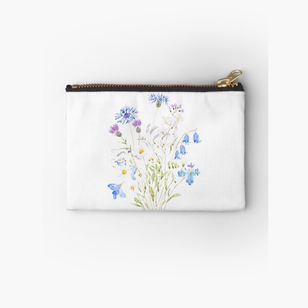 Item preview, hand painted blue white and purple wildflower 2020 designed and sold by SelenePaintings .
