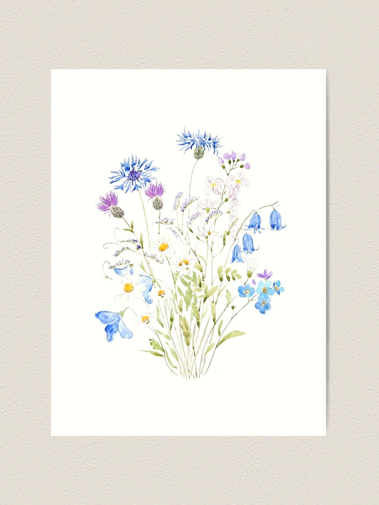 Vintage Wildflower Prints. Botanical Print Set. Wildflower Art. Vintage  Botanical Art. Wildflower Decor. Farmhouse Art. Botanical Wall Art. 