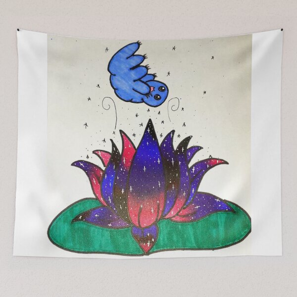 Item preview, Tardigrade emerging from a space lotus designed and sold by KittyKirk31.