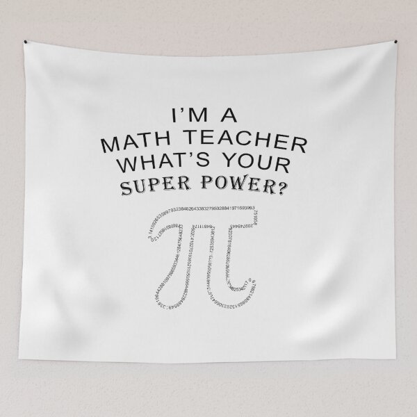 Item preview, I'm a math teacher whats your super power? designed and sold by TshirtTyou.