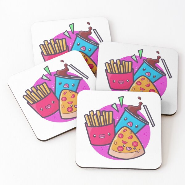 Item preview, Pizza, Fries and Drink Fast Food Meal designed and sold by CuteThings-.