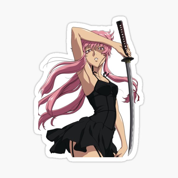 SRBB0043 future diary mirai nikki elfen lied lucy yuno gasai anime Car  stickers