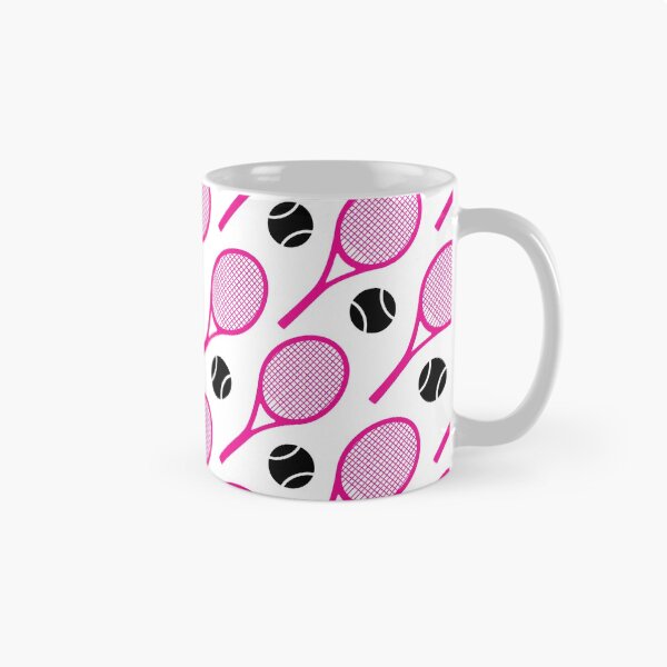 Item preview, Patrón de raquetas de tenis rosa vivo designed and sold by FK-UK.