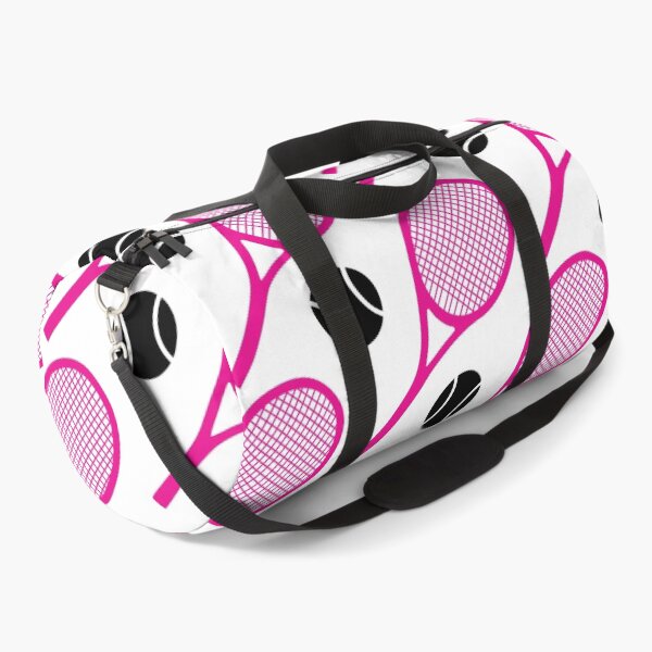 Item preview, Vivid pink Tennis rackets pattern designed and sold by FK-UK.