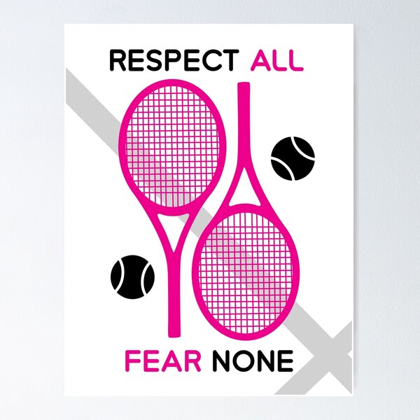 Item preview, Vivid pink Tennis rackets pattern designed and sold by FK-UK.