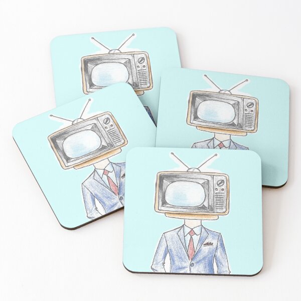 Item preview, TV Man #2 designed and sold by Old Soul Imagination .