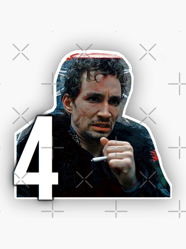 Klaus Hargreeves Number Four Umbrella Academy Sticker For Sale By Eunoia0 Redbubble 