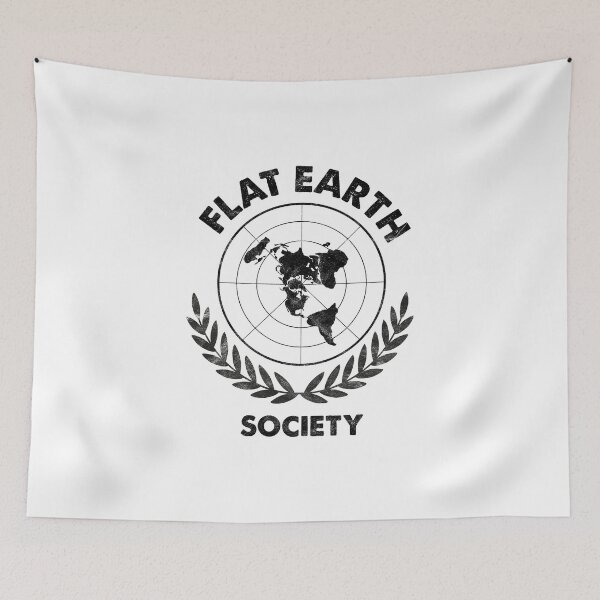 Item preview, Flat Earth Conspiracy Theory Society Earther Truth Vintage design designed and sold by A-Fashion.
