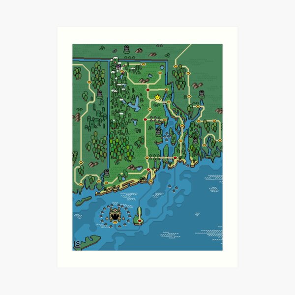 Mushroom style: Rhode Island Art Print