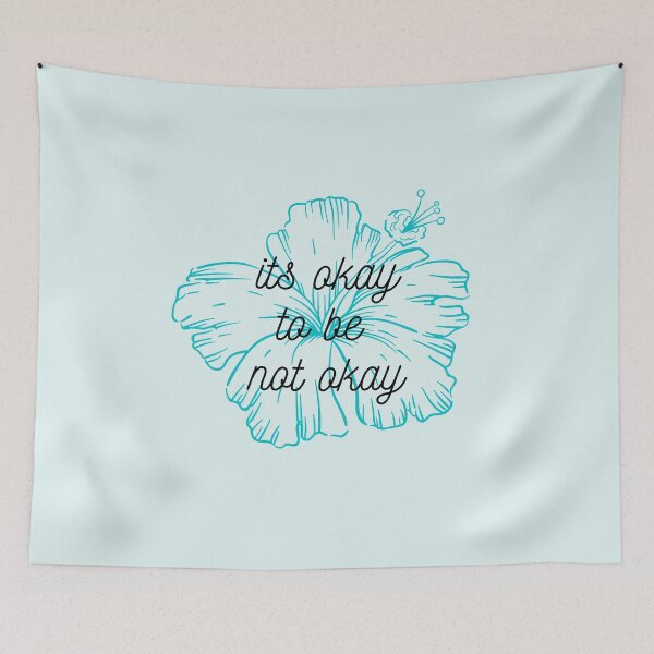 Item preview, It’s okay to not be okay comforting mental health graphic  designed and sold by Screwnut.