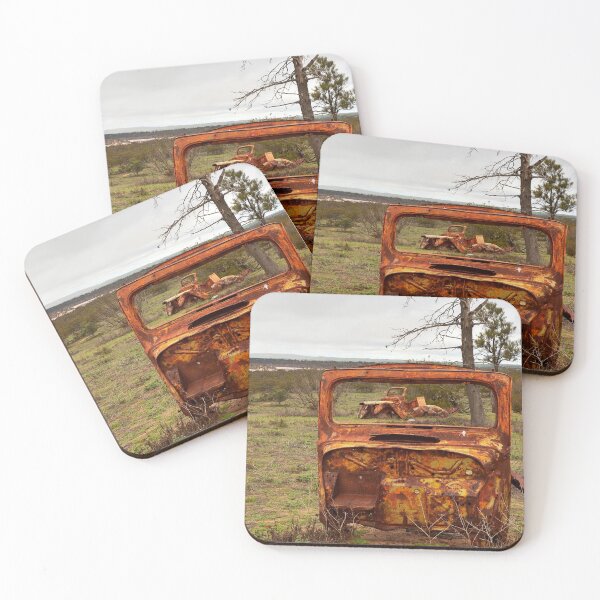 Item preview, Old yellow car relics - Murray Sunset NP Mallee designed and sold by yvonne hyland.