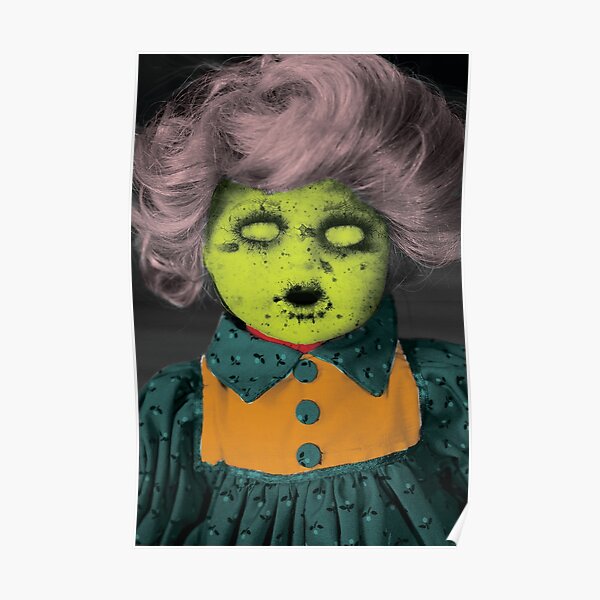 The Annabelle Doll Posters Redbubble - annabelle demon doll halloween t shirt roblox