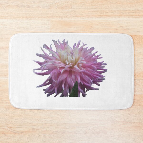 Item preview, Pink Dahlia with a Yellow Center set in a White Background by LisetteV designed and sold by Vero De.