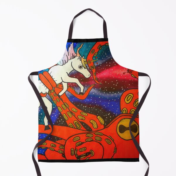 Item preview, Unicorn V.S Kraken in space designed and sold by KittyKirk31.