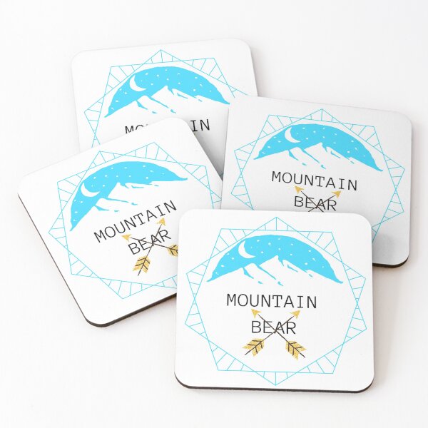 Item preview, mountain bear blue designed and sold by edgarallesch.