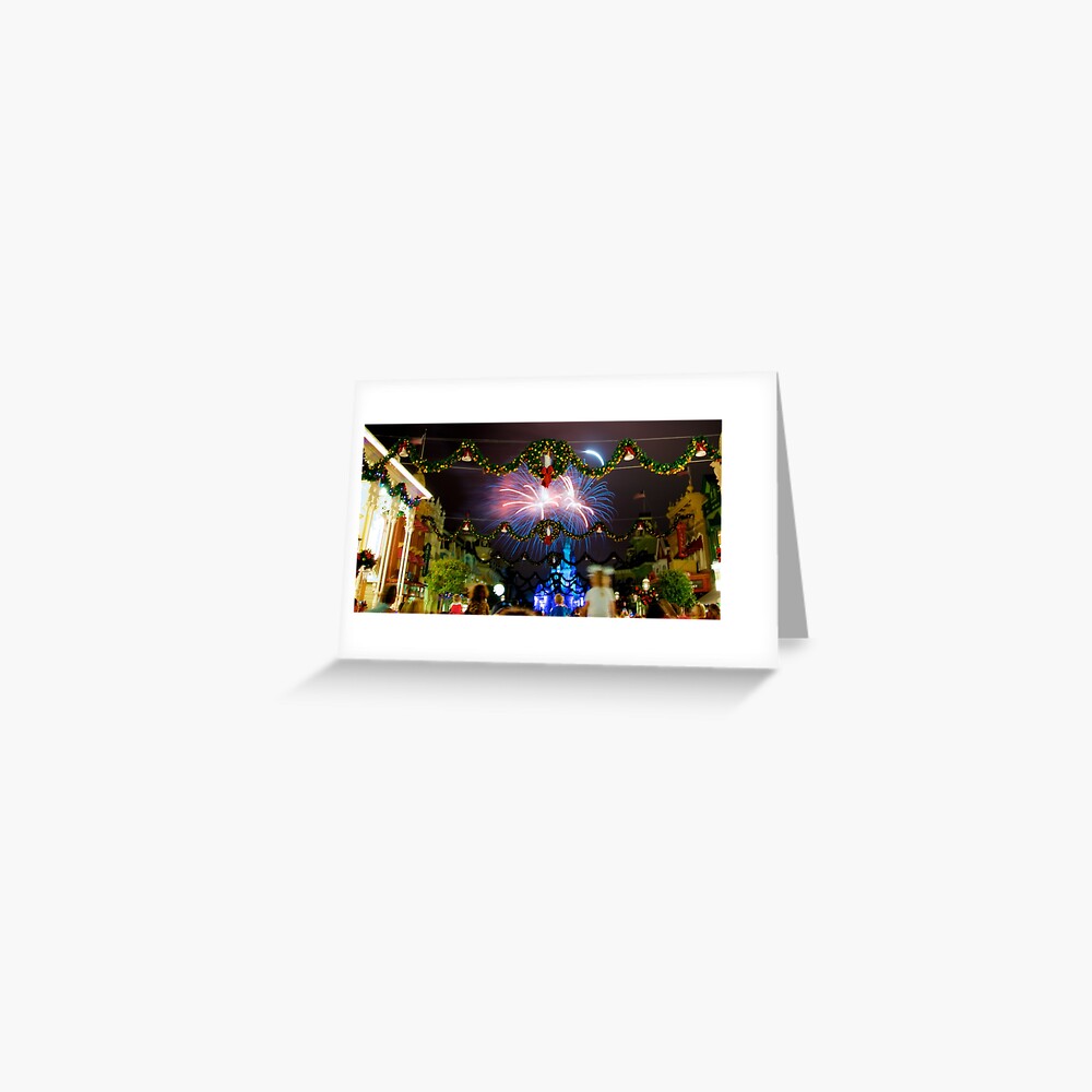 Blue Christmas Greeting Card