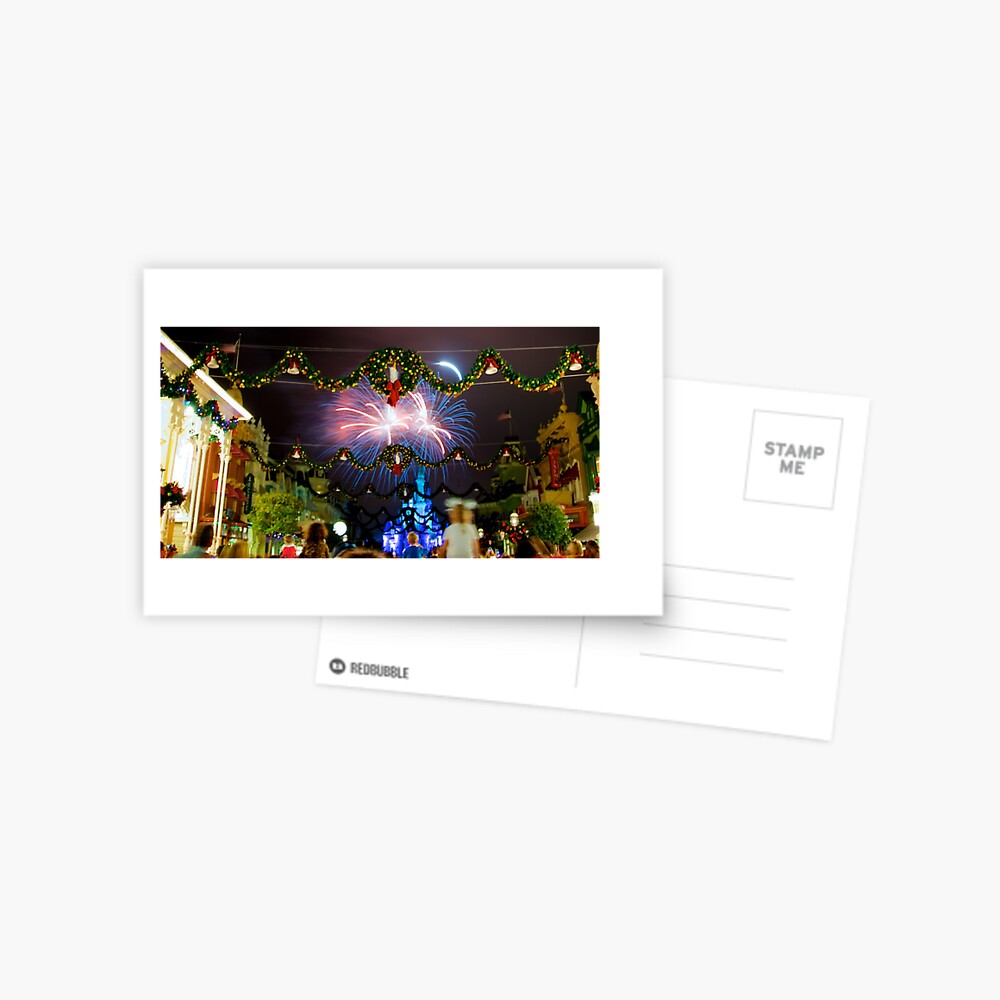 Blue Christmas Postcard