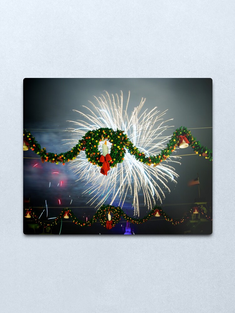 Alternate view of Boom Goes Christmas Metal Print