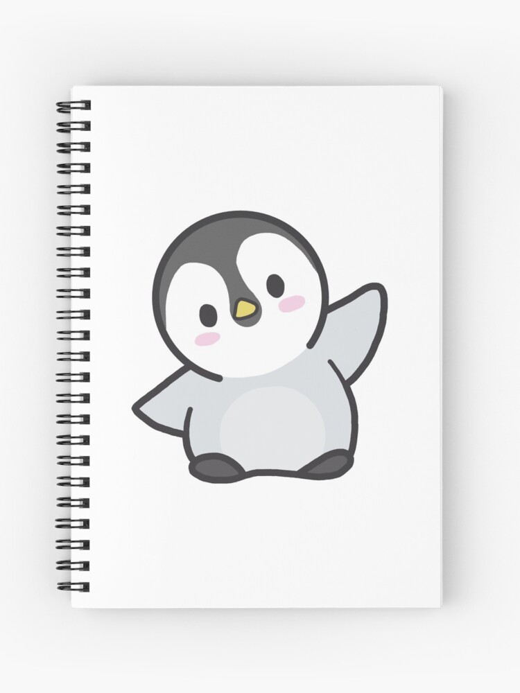 Cute penguins in sweaters Spiral Notebook for Sale by goDrinkSumWater