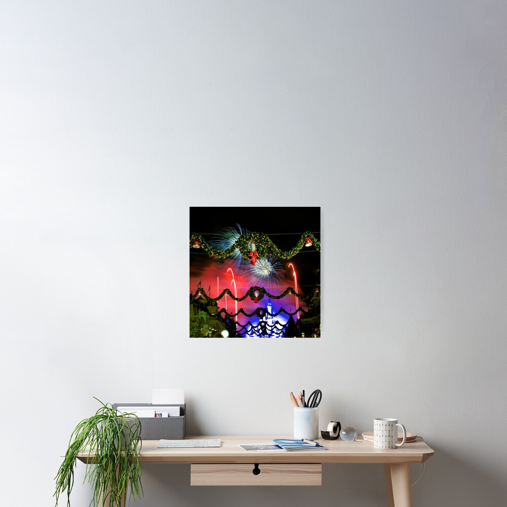 Red Rockets at Christmas Poster