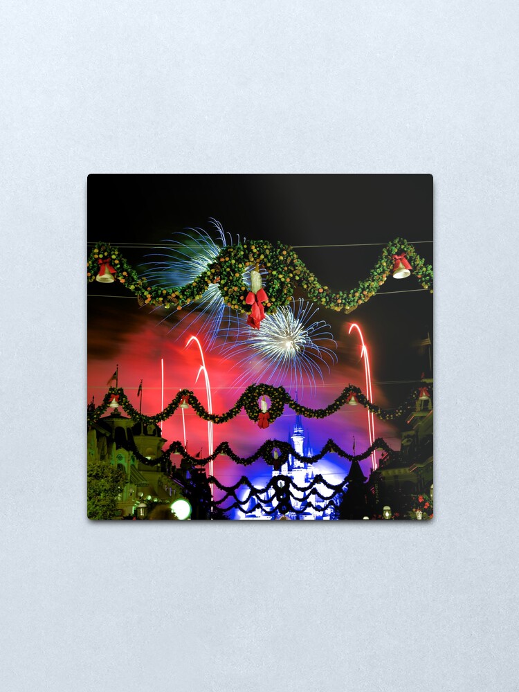 Alternate view of Red Rockets at Christmas Metal Print