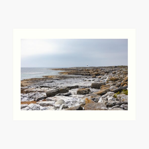 Inis Oírr Lighthouse Art Print