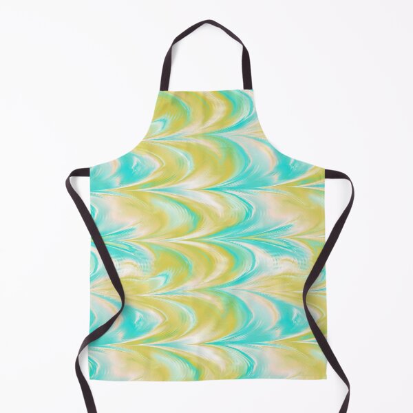 Item preview, Stylish Mustard Teal Marbling designed and sold by tabbygun.