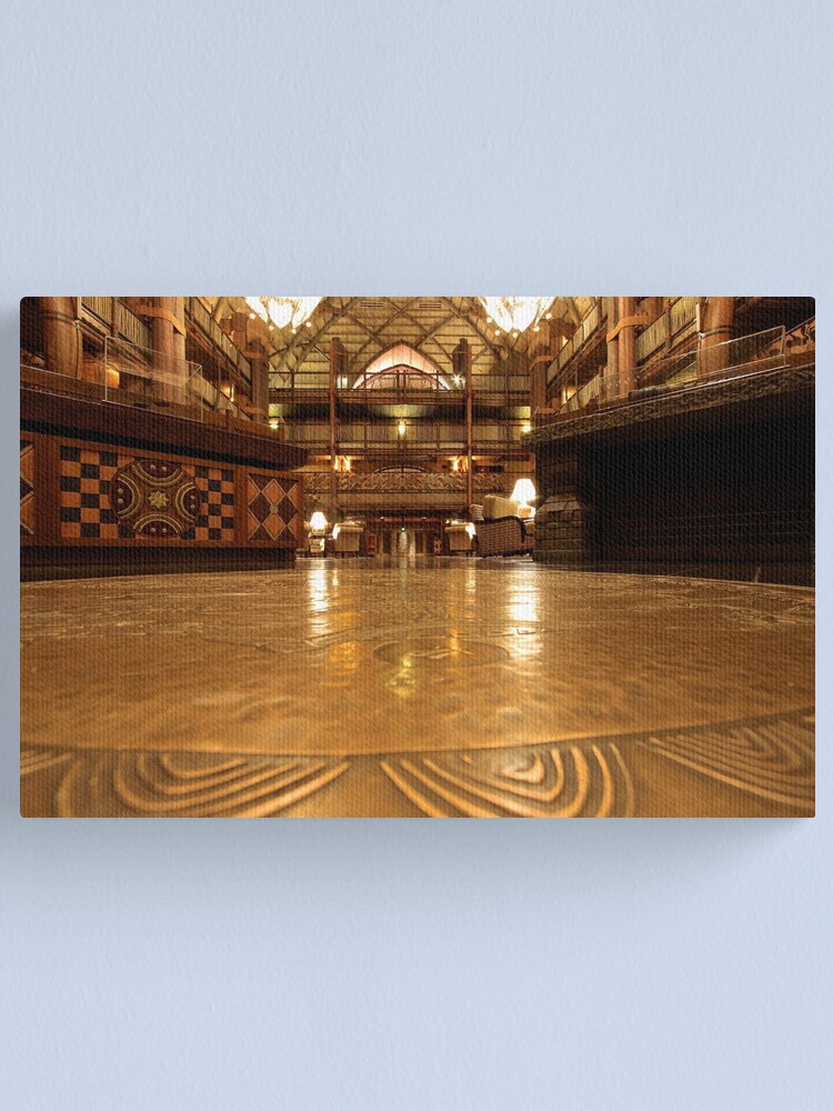 Alternate view of Animal Kingdom Lodge from the Ground Up Canvas Print