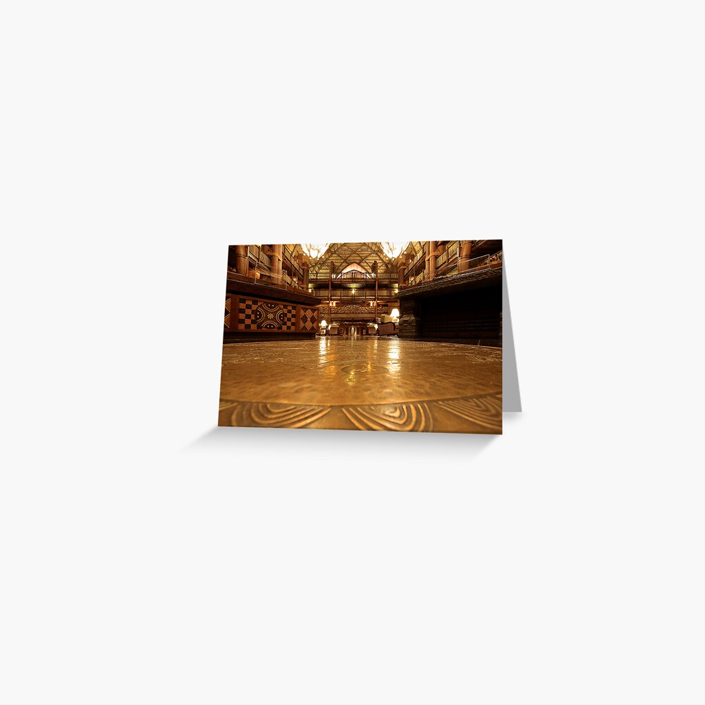 Animal Kingdom Lodge from the Ground Up Greeting Card