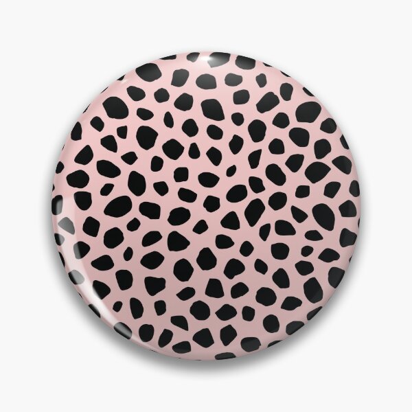 Item preview, Black and Rose Quarts Pink Dalmatian Print designed and sold by cgroenewald.