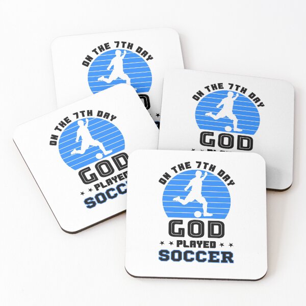 Item preview, god plays soccer - soccer gift  designed and sold by pirminio.