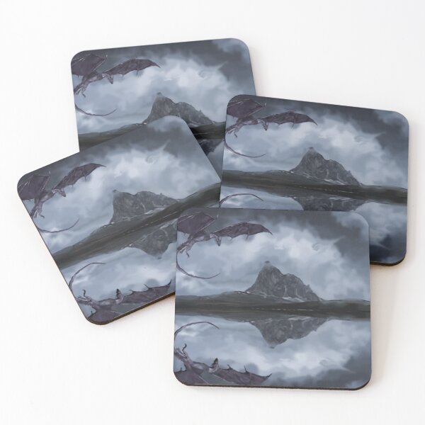 Item preview, Dragon Over Lake designed and sold by geekability101.