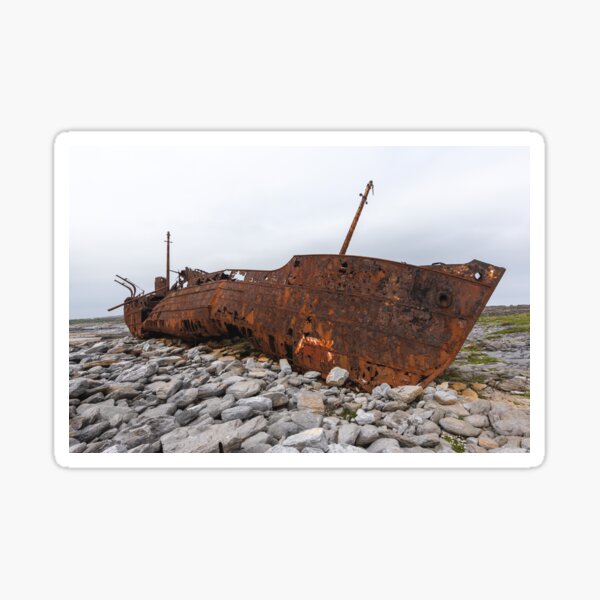 The Plassey Shipwreck Sticker