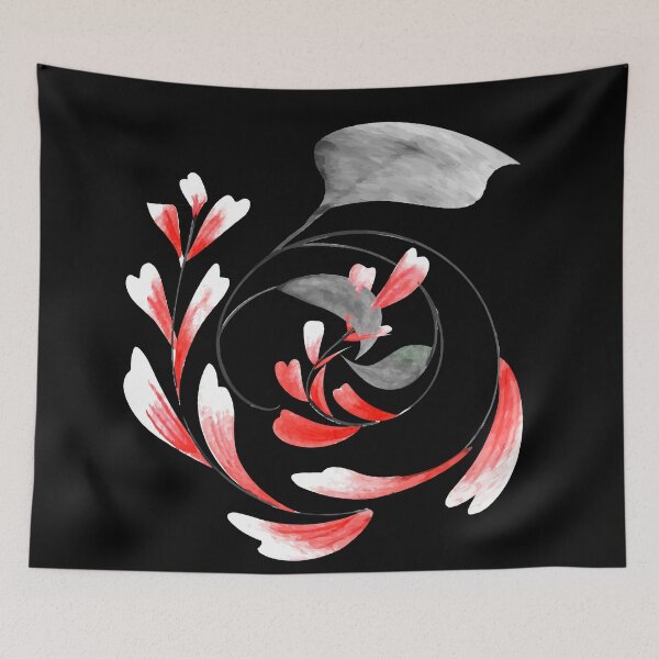 Item preview, Circle watercolor flower designed and sold by Chino20.