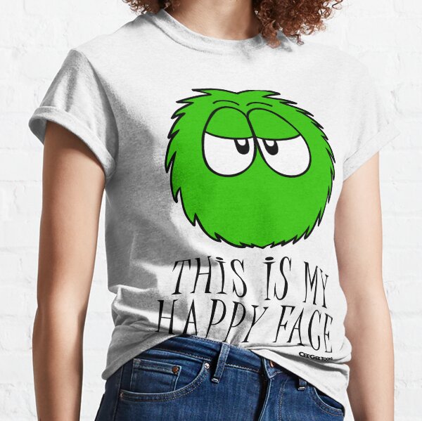 This is My Happy Face - Fluffball Classic T-Shirt