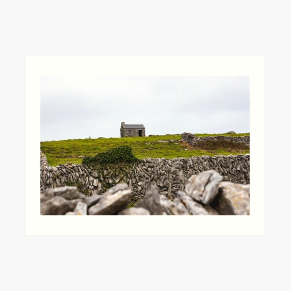 Aran Islands Cottage Art Print