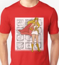 She-Ra Princess of Power - Transformation Storyboard Background Unisex T-Shirt