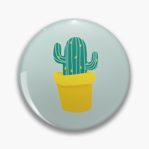 Item preview, Green Cactus, Yellow Pot designed and sold by studiolilu.