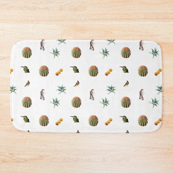 Item preview, Cactus and african bird pattern designed and sold by sharasaur.