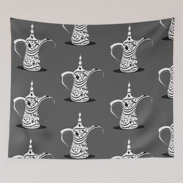 Item preview, Antique Coffee Pot Image Arabic Calligraphy designed and sold by Mystery-shadow.