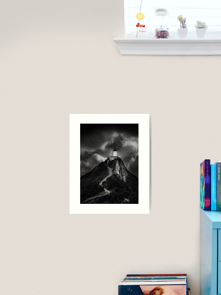 Thumbnail 2 of 3, Art Print, NZ Lighthouse designed and sold by ronmoss.