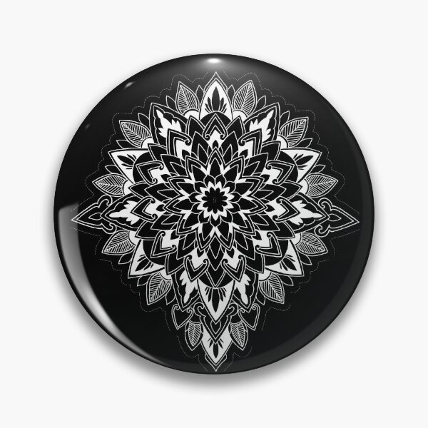 Item preview, White Big Drop Mandala  designed and sold by xalexiart.