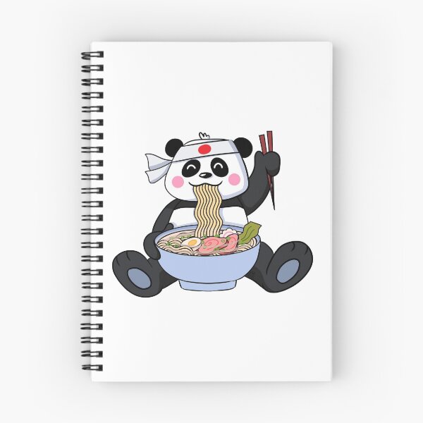 Item preview, Japanese Ramen Panda Kawaii Cute Noodles Anime designed and sold by BandOfThePand.