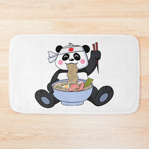 Item preview, Japanese Ramen Panda Kawaii Cute Noodles Anime designed and sold by BandOfThePand.