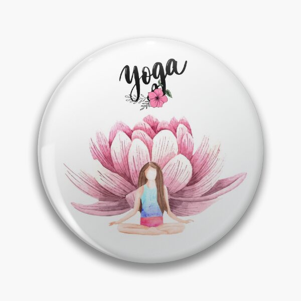 Item preview, Yoga Lady With Lotus Flower designed and sold by darknessjeff86.