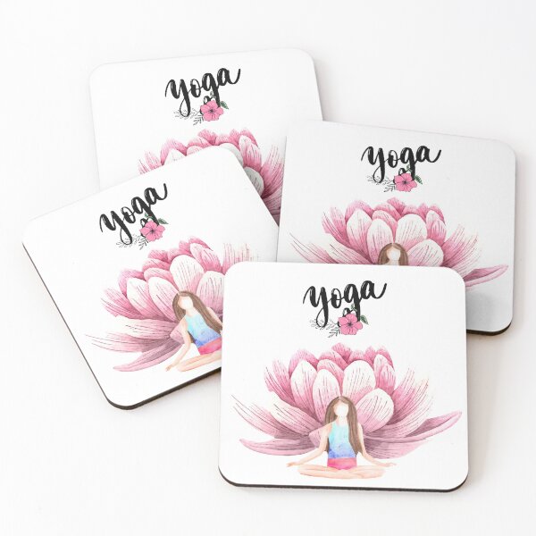 Item preview, Yoga Lady With Lotus Flower designed and sold by darknessjeff86.
