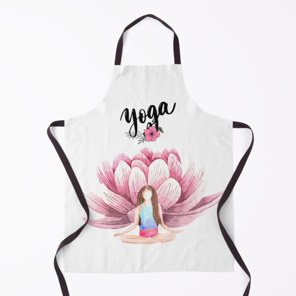 Item preview, Yoga Lady With Lotus Flower designed and sold by darknessjeff86.